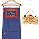 Mom Is The Best Chef In The World Apron and Mummy Da Dhaba Wall Hanging